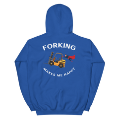 Forklift Superhero Forking Makes Me Happy GW Unisex Hoodie