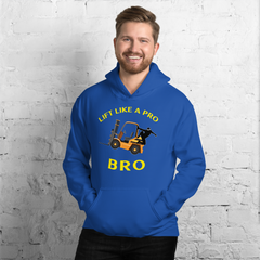 Forklift Ninja Lift Like a Pro Bro GY Unisex Hoodie