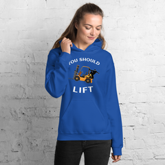 Forklift Ninja You Should Lift GW Unisex Hoodie