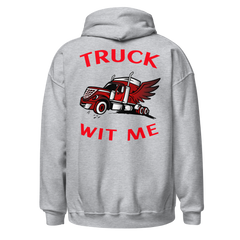 Angel Trucker Truck Wit Me RR Unisex Hoodie