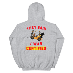 Forklift Ninja Forklift Certified GR Unisex Hoodie