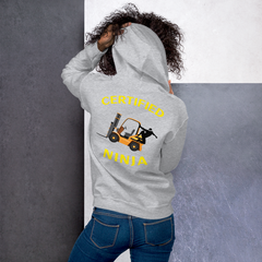 Forklift Ninja Certified Forklift Ninja GY Unisex Hoodie