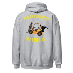 Forklift Ninja Certified Forklift Ninja GY Unisex Hoodie