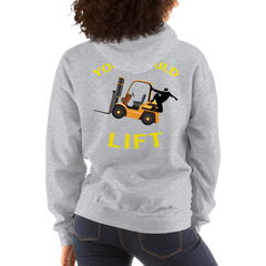 Forklift Ninja You Should Lift GY Unisex Hoodie