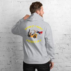 Forklift Superhero Whiskey Tango Forklift GY Unisex Hoodie