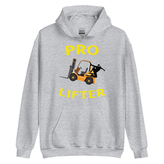 Forklift Ninja Pro Lifter GY Unisex Hoodie