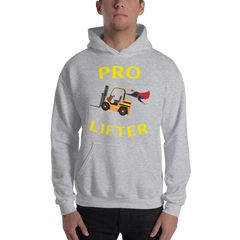 Forklift Superhero Pro Lifter GY Unisex Hoodie