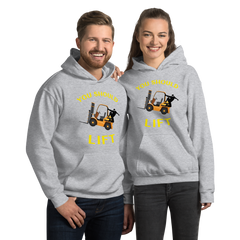 Forklift Ninja You Should Lift GY Unisex Hoodie