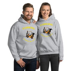 Forklift Ninja Forking Makes Me Happy GY Unisex Hoodie