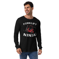 Forklift Ninja RW Unisex Long Sleeve Tee