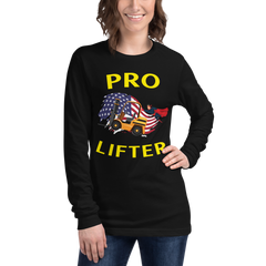 American Forklift Superhero Pro Lifter GY Unisex Long Sleeve Tee