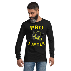 Forklift Ninja Pro Lifter YY Unisex Long Sleeve Tee