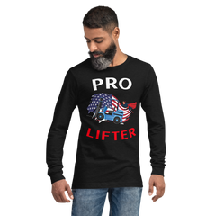 American Forklift Superhero Pro Lifter WBR Unisex Long Sleeve Tee