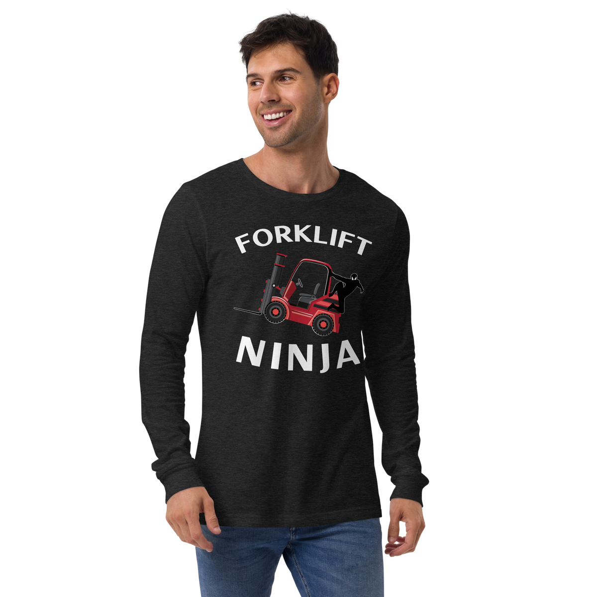 Forklift Ninja RW Unisex Long Sleeve Tee