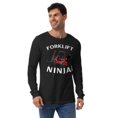 Forklift Ninja RW Unisex Long Sleeve Tee