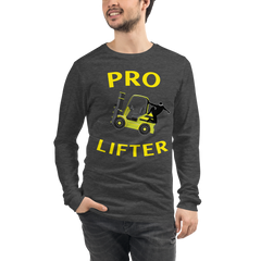 Forklift Ninja Pro Lifter YY Unisex Long Sleeve Tee