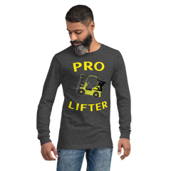 Forklift Ninja Pro Lifter YY Unisex Long Sleeve Tee