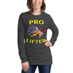 American Forklift Superhero Pro Lifter GY Unisex Long Sleeve Tee