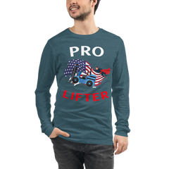 American Forklift Superhero Pro Lifter WBR Unisex Long Sleeve Tee