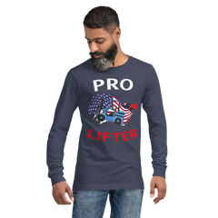 American Forklift Superhero Pro Lifter WBR Unisex Long Sleeve Tee