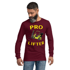 Forklift Ninja Pro Lifter YY Unisex Long Sleeve Tee