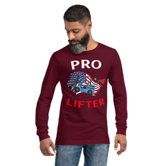 American Forklift Superhero Pro Lifter WBR Unisex Long Sleeve Tee