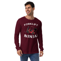 Forklift Ninja RW Unisex Long Sleeve Tee