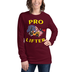 American Forklift Superhero Pro Lifter GY Unisex Long Sleeve Tee