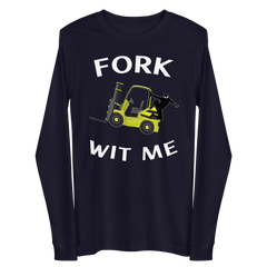 Forklift Ninja Fork Wit Me YW Unisex Long Sleeve Tee