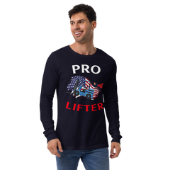 American Forklift Superhero Pro Lifter WBR Unisex Long Sleeve Tee