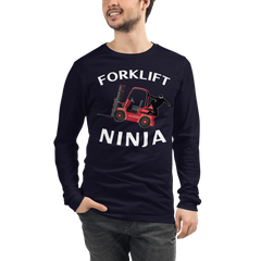 Forklift Ninja RW Unisex Long Sleeve Tee