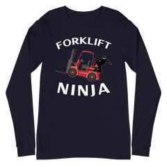 Forklift Ninja RW Unisex Long Sleeve Tee