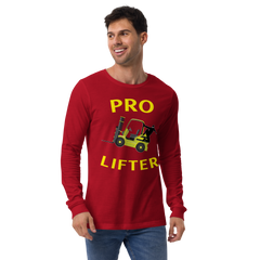 Forklift Ninja Pro Lifter YY Unisex Long Sleeve Tee