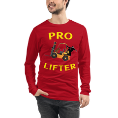 Forklift Ninja Pro Lifter GY Unisex Long Sleeve Tee