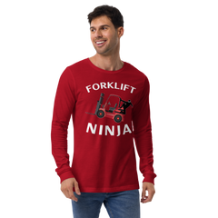 Forklift Ninja RW Unisex Long Sleeve Tee