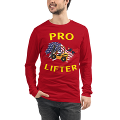 American Forklift Superhero Pro Lifter GY Unisex Long Sleeve Tee