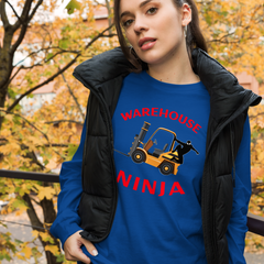 Forklift Ninja Warehouse Forklift Ninja GR Unisex Long Sleeve Tee