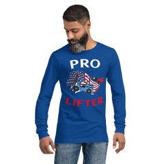 American Forklift Superhero Pro Lifter WBR Unisex Long Sleeve Tee