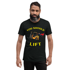 Forklift Superhero You Should Lift GY Short sleeve t-shirt