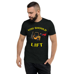 Forklift Superhero You Should Lift GY Short sleeve t-shirt