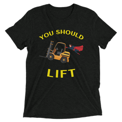 Forklift Superhero You Should Lift GY Short sleeve t-shirt