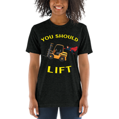 Forklift Superhero You Should Lift GY Short sleeve t-shirt