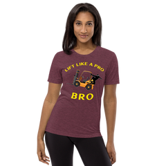 Forklift Ninja Lift Like a Pro Bro GY Short sleeve t-shirt