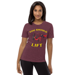 Forklift Superhero You Should Lift RY Short sleeve t-shirt