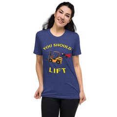 Forklift Superhero You Should Lift GY Short sleeve t-shirt