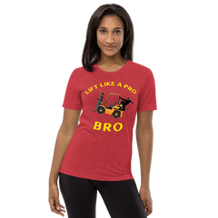 Forklift Ninja Lift Like a Pro Bro GY Short sleeve t-shirt