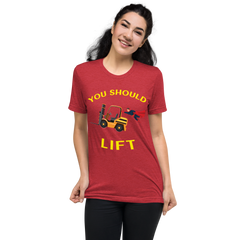 Forklift Superhero You Should Lift GY Short sleeve t-shirt