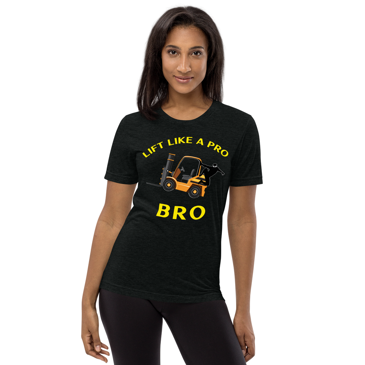 Forklift Ninja Lift Like a Pro Bro GY Short sleeve t-shirt