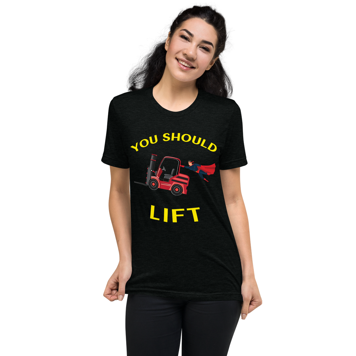 Forklift Superhero You Should Lift RY Short sleeve t-shirt