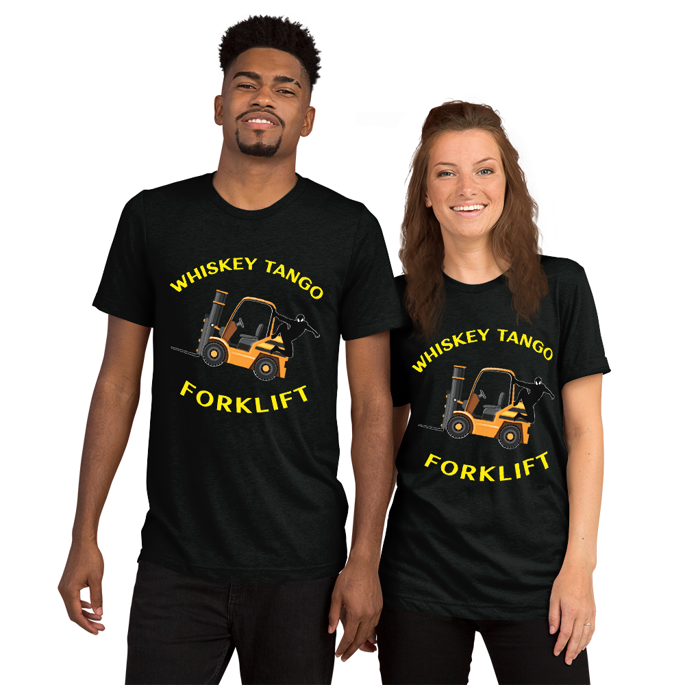 Forklift Ninja Whiskey Tango Forklift GY Short sleeve t-shirt